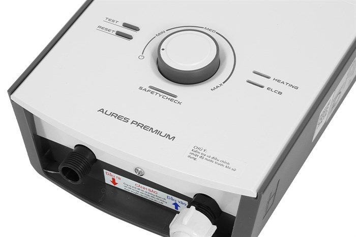 Máy nước nóng trực tiếp Ariston 4500W AURES PREMIUM 4.5P PEARL - Ảnh 3