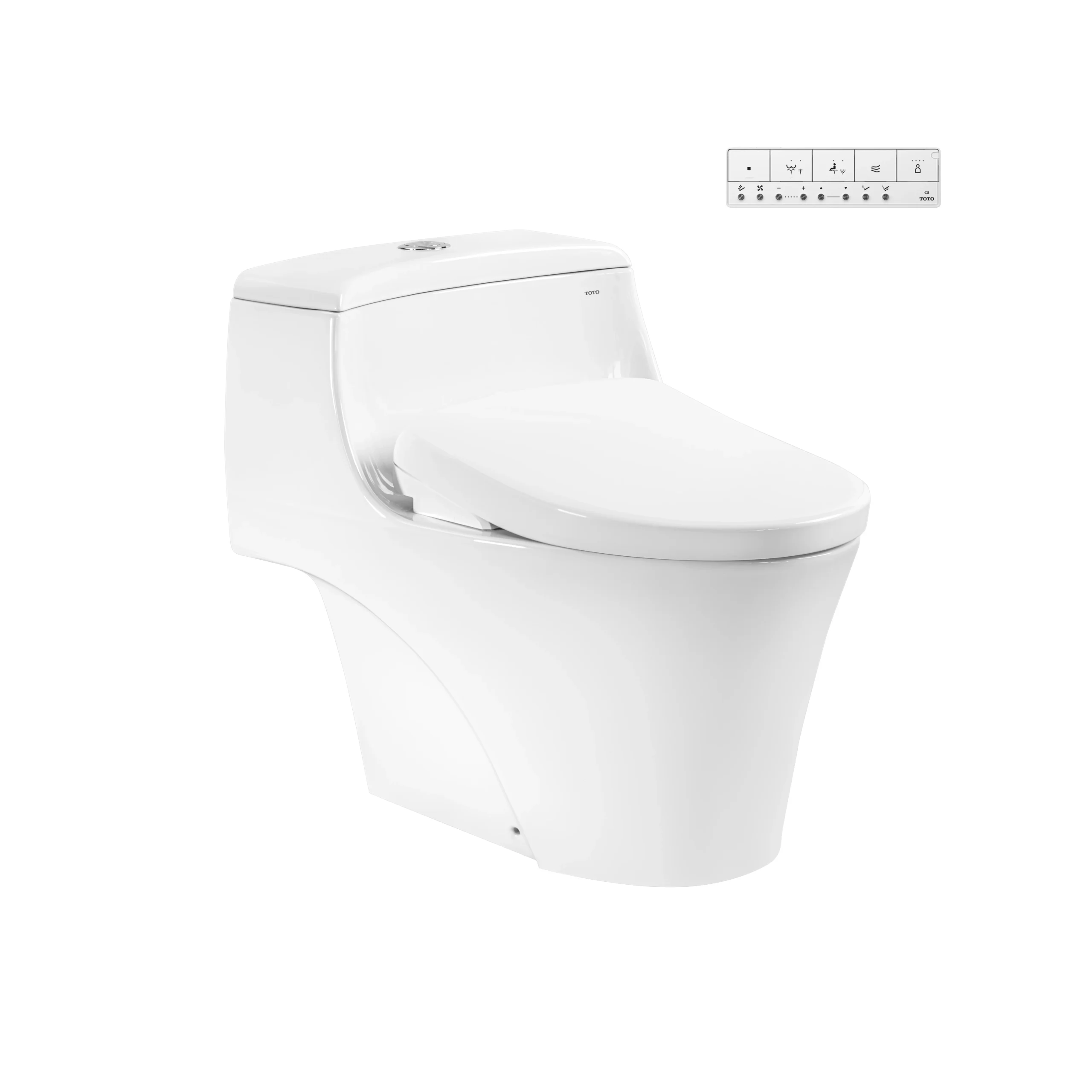 Bàn cầu 1 khối kèm nắp rửa điện tử WASHLET dòng S7 – TCF47360GAA
