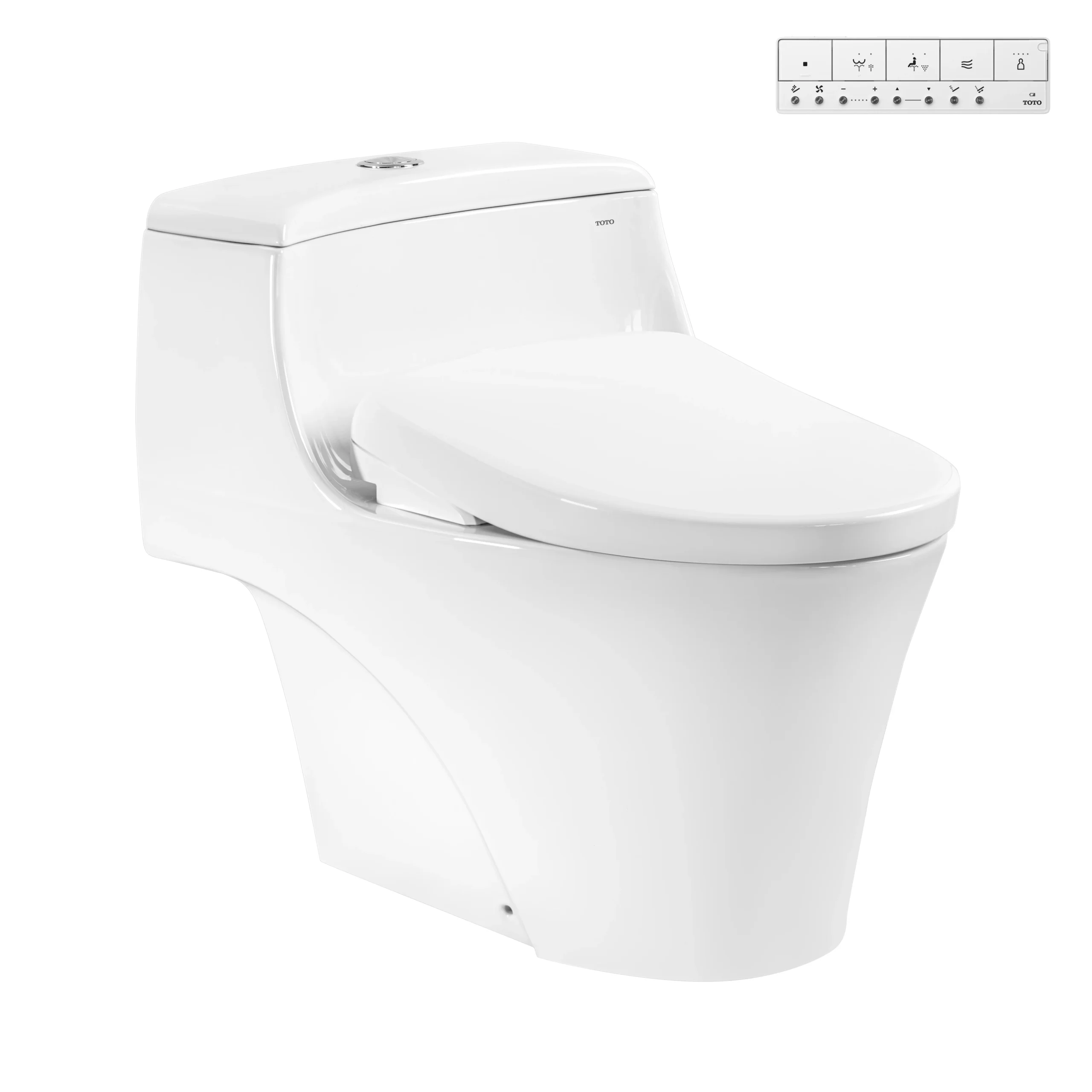 Bàn cầu 1 khối kèm nắp rửa điện tử WASHLET dòng S7 – TCF47360GAA