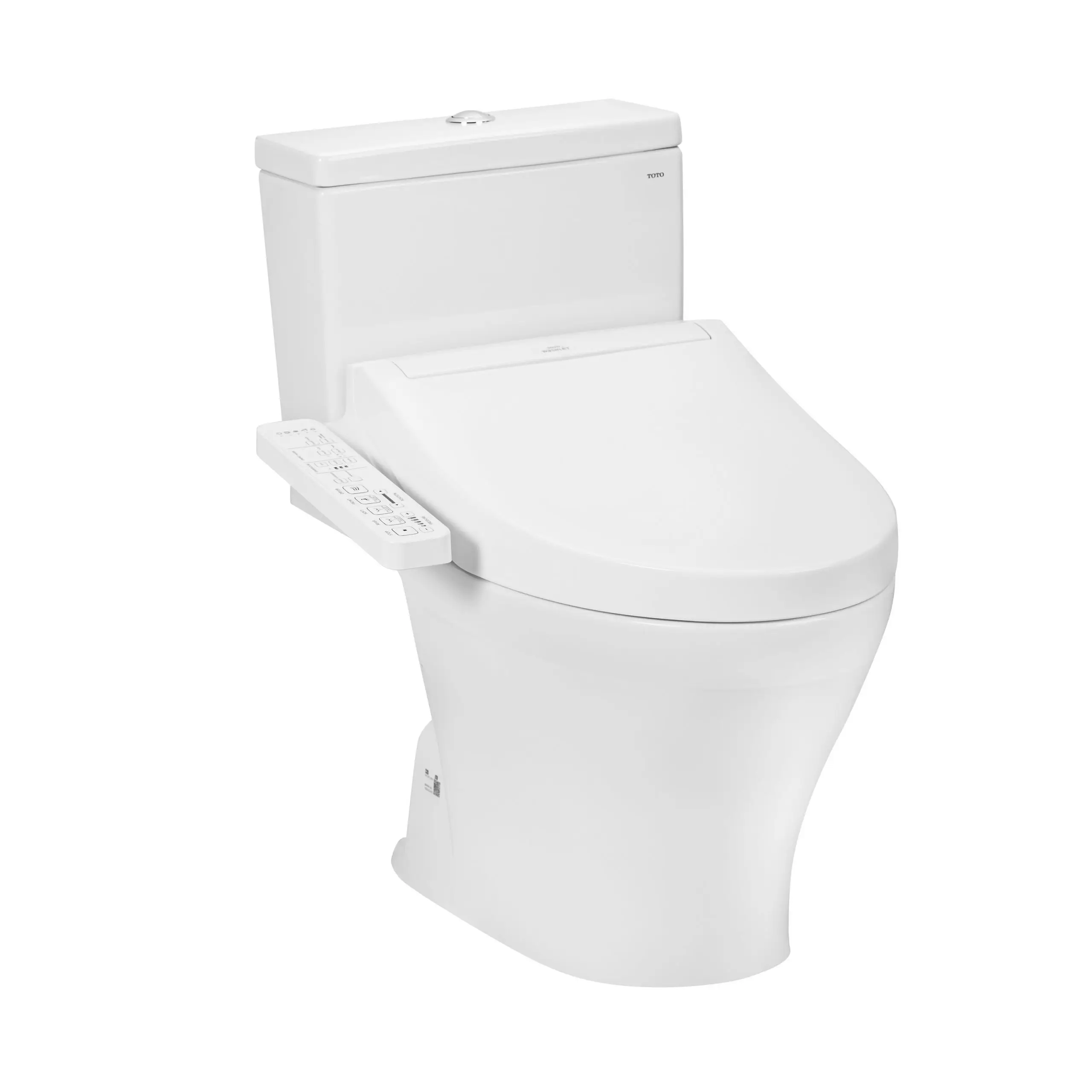 Bàn cầu 2 khối kèm nắp rửa điện tử WASHLET dòng C2 TCF23410AAA
