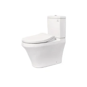 Bàn cầu 2 khối, nắp đóng êm kèm vòi rửa nước lạnh TCW07S