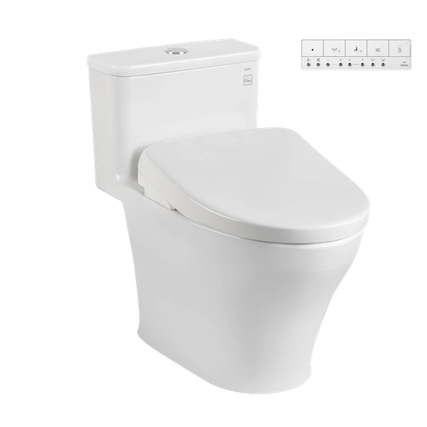 Bàn cầu một khối kèm nắp rửa điện tử WASHLET dòng S7 – TCF47360GAA