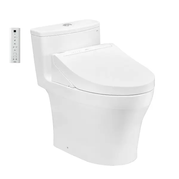 Bàn cầu 1 khối kèm nắp rửa điện tử WASHLET dòng C5