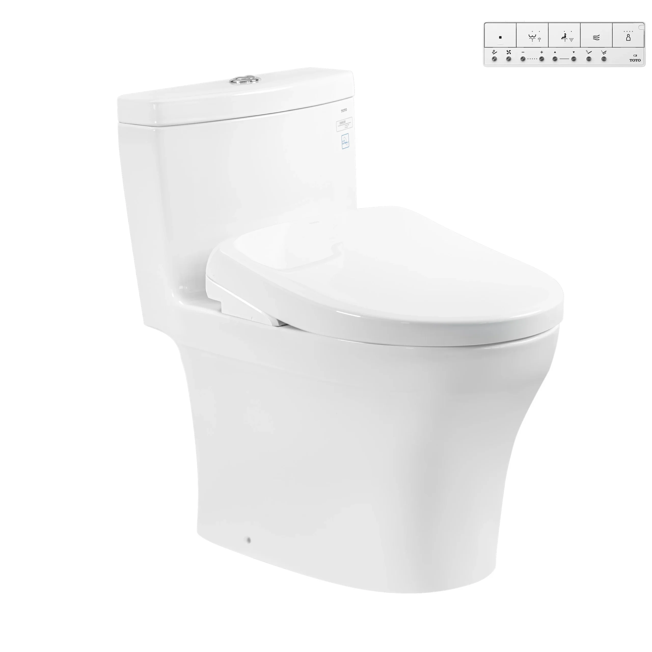 Bàn cầu 1 khối kèm nắp rửa điện tử WASHLET dòng S7 – TCF47360GAA
