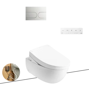 Bàn cầu treo tường kèm nắp rửa điện tử WASHLET dòng S5 – TCF34461GAA