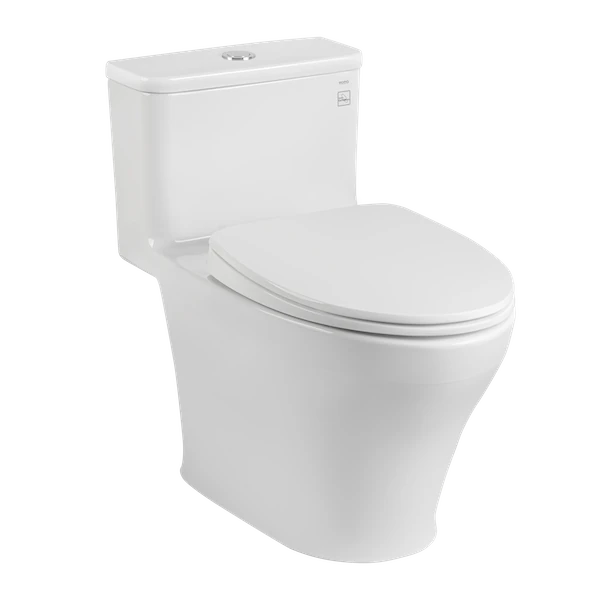Bàn cầu 1 khối MS857DT10#XW kèm nắp đóng êm TC395VS